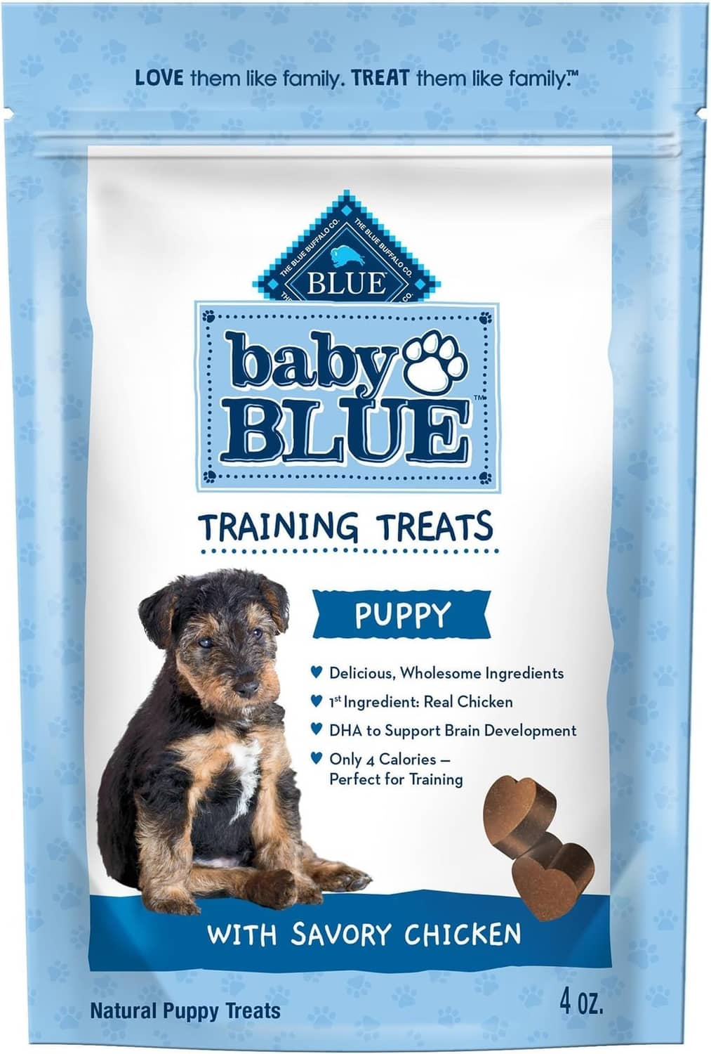 RivetOak Blue Buffalo Baby Training Treats Natural Puppy Soft 4 Ounce (Pack of 6)