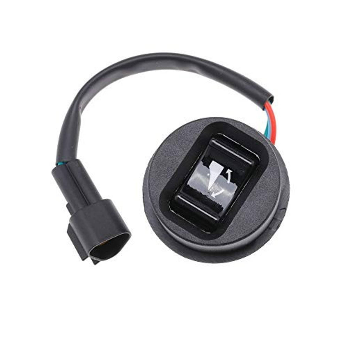Black trim and tilt switch assembly with multi-wire lead (red, blue, green)