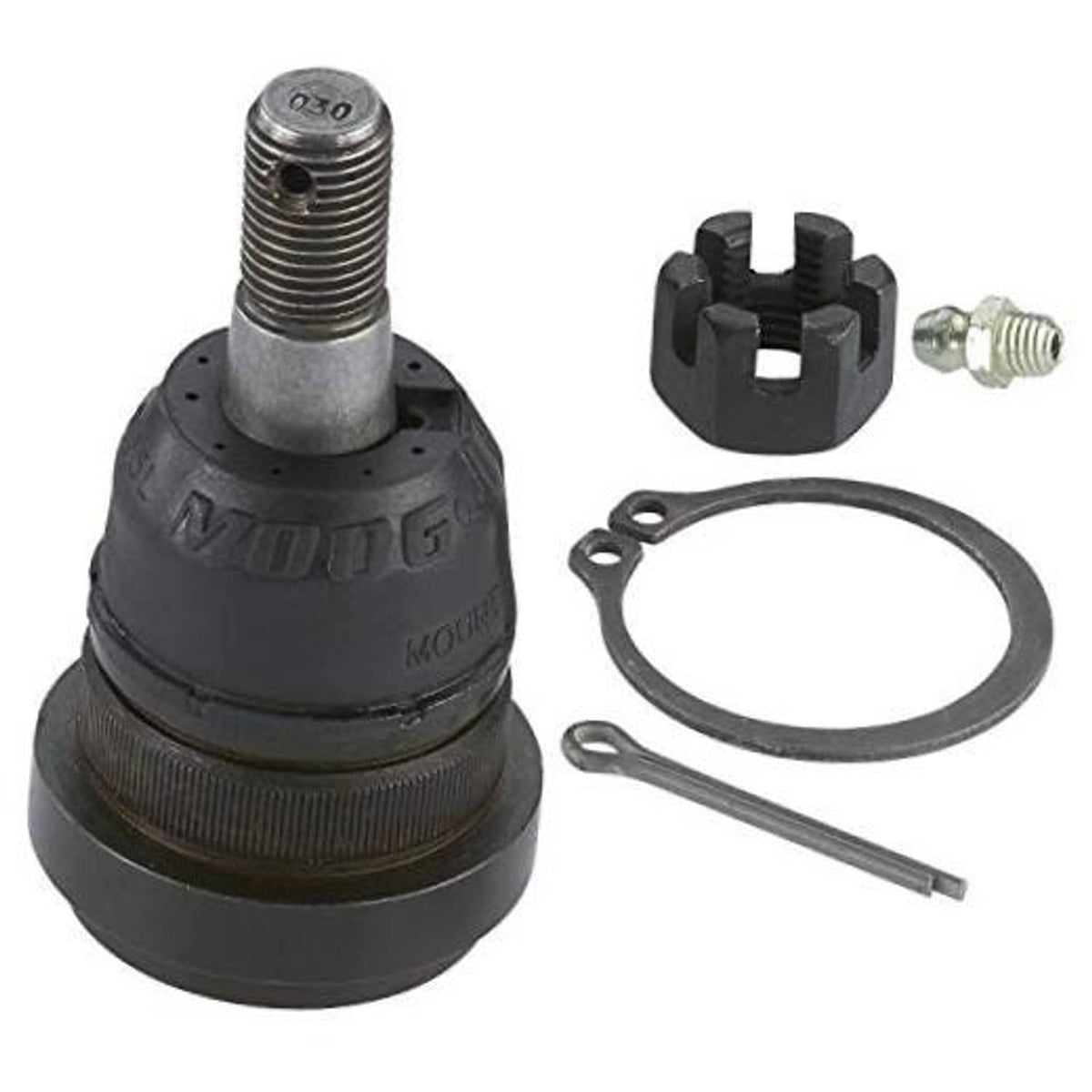 Front upper suspension ball joint assembly with boot and included hardware pieces