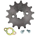 420-14T front sprocket gear set with mounting plate and bolts