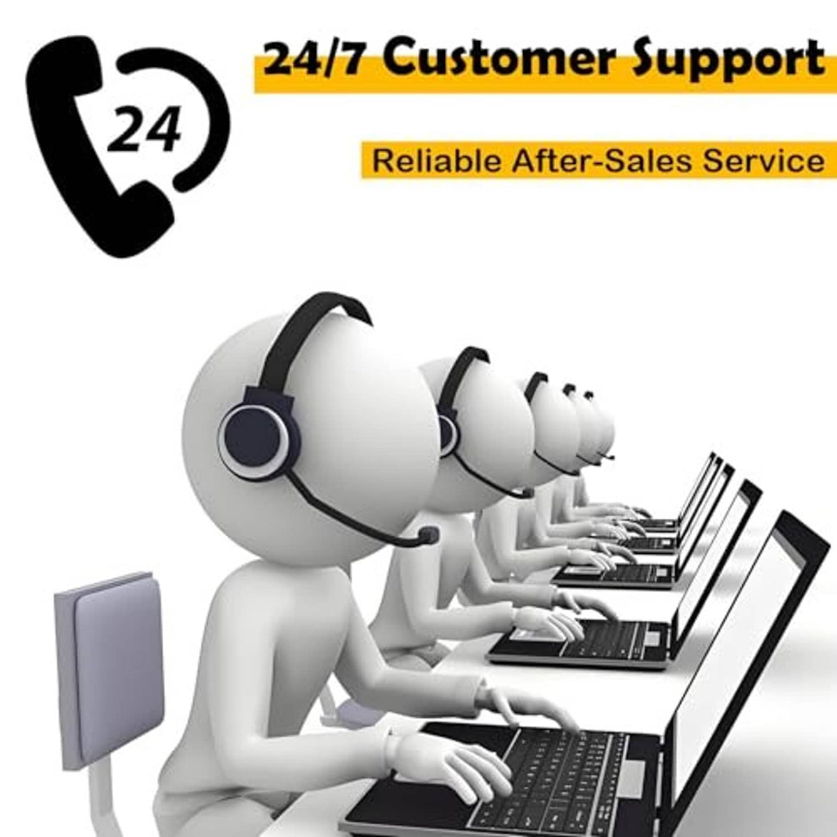 24/7 customer support graphic for hood release cable