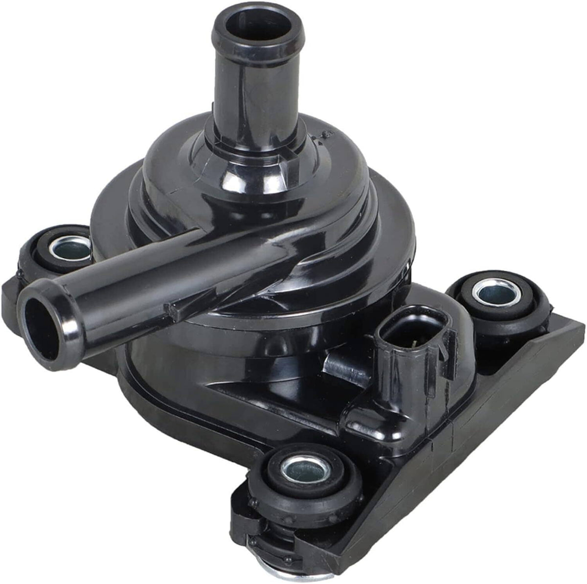 Electric inverter water pump with black housing and side inlet pipe