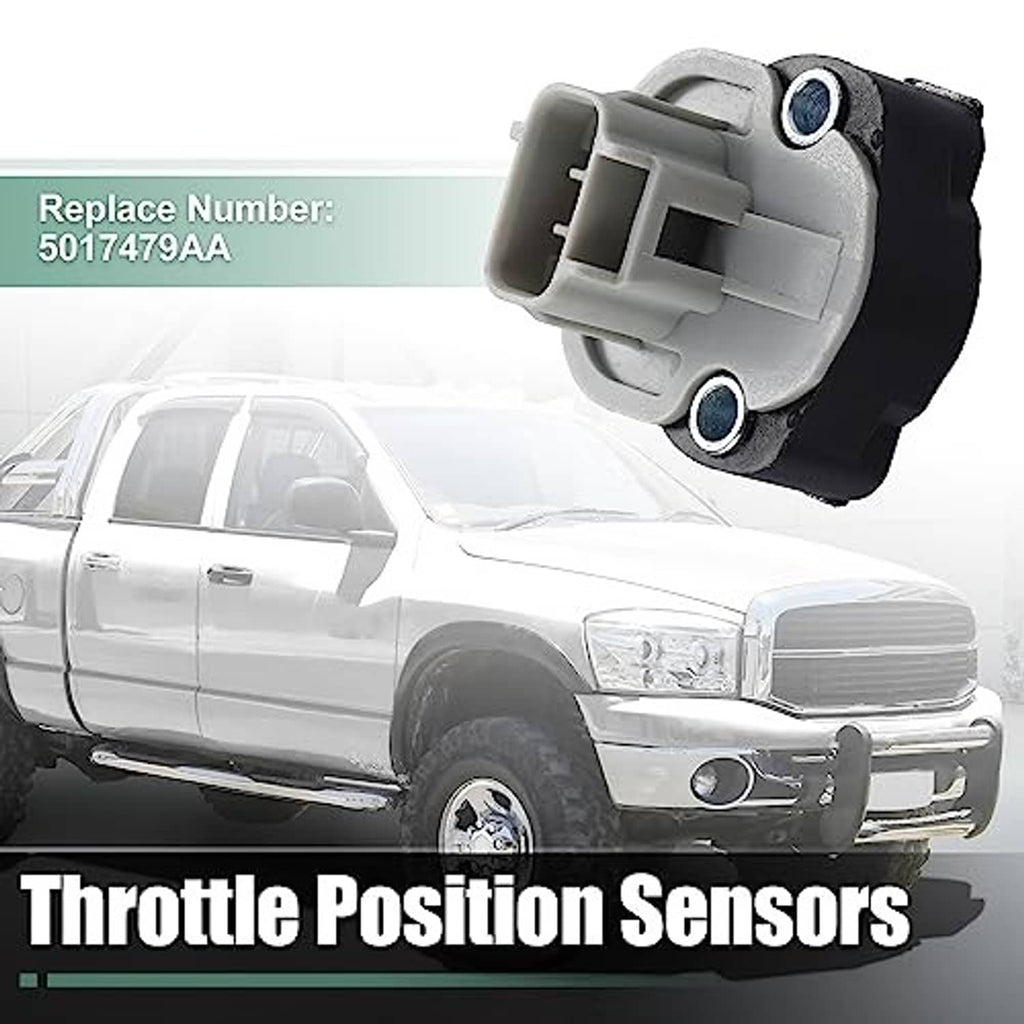 Throttle position sensor housing with electrical connector and mounting holes