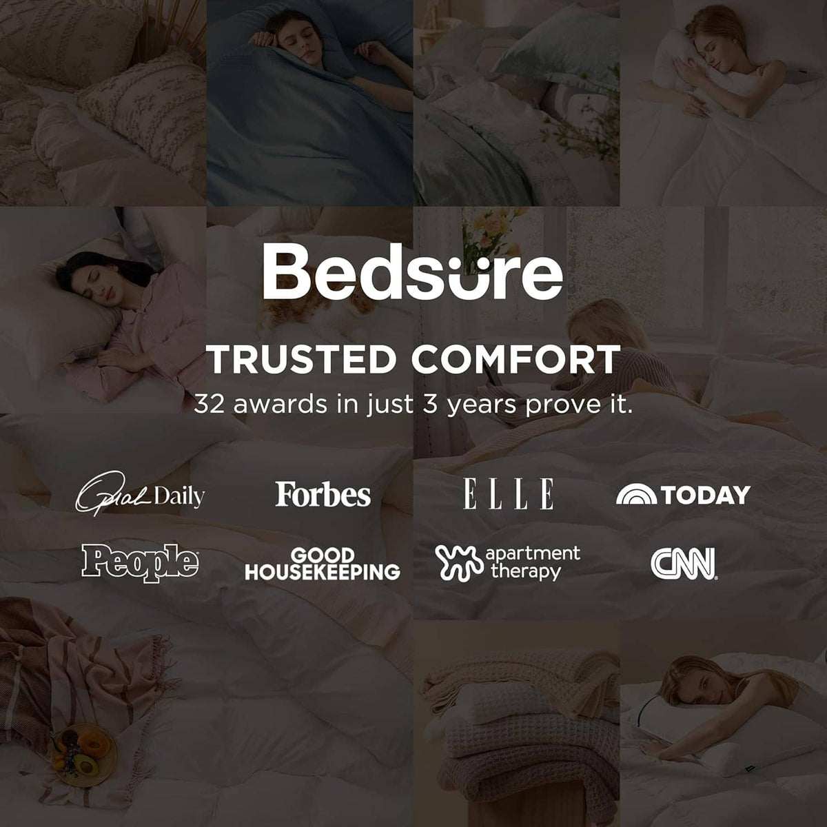 Cozy bedding set with duvet cover and pillow shams on a bed