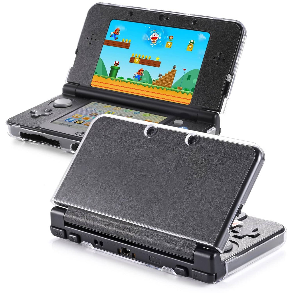 VSEER 3DS hard shell case with transparent screen cover and textured exterior
