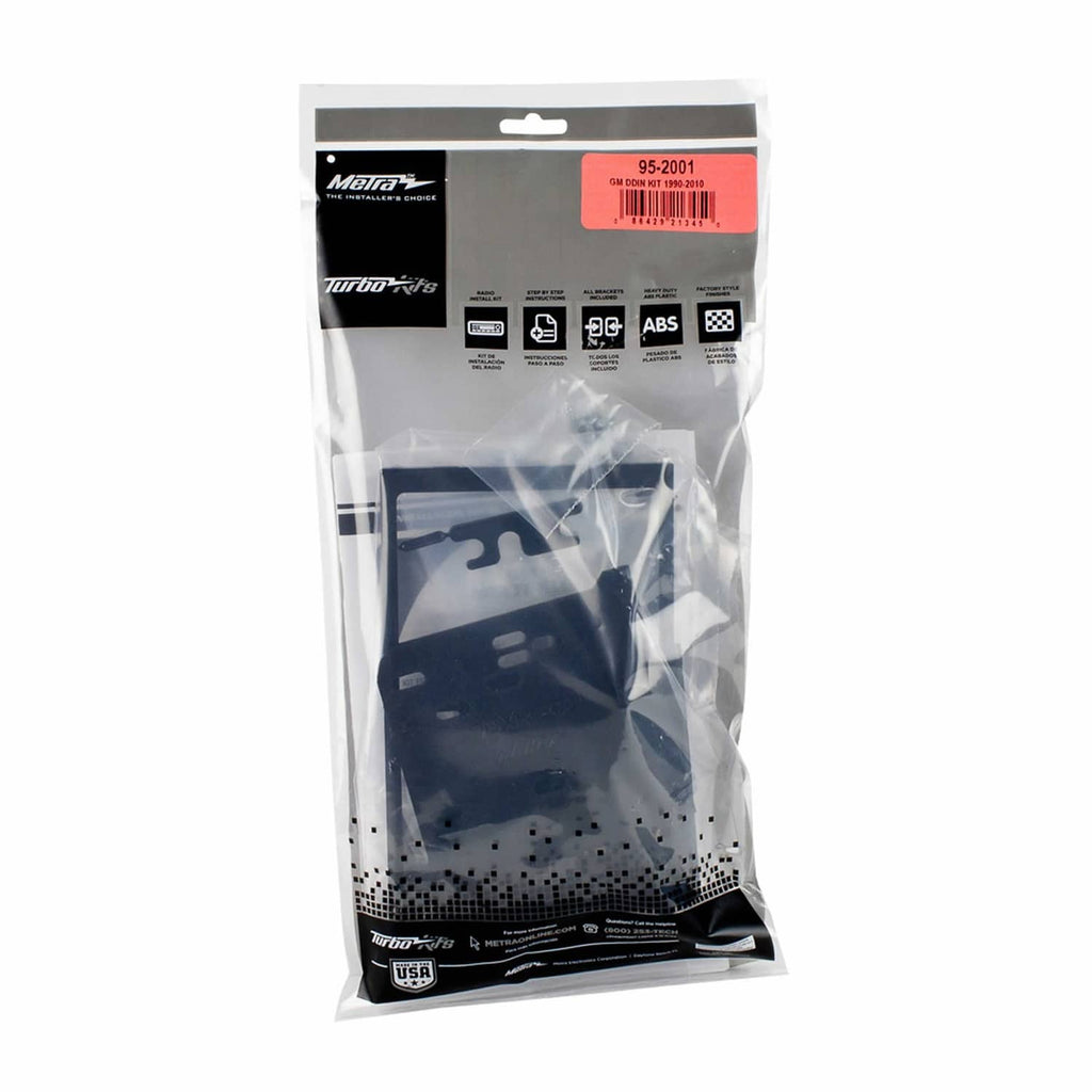Metra Electronics 95-2001 double DIN dash kit in plastic retail bag