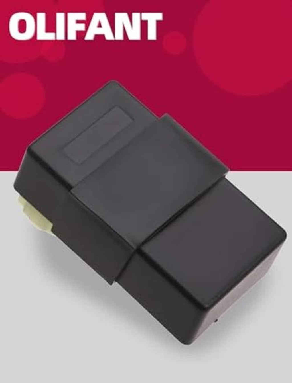 Ignition CDI box compact black module with light-green connector end