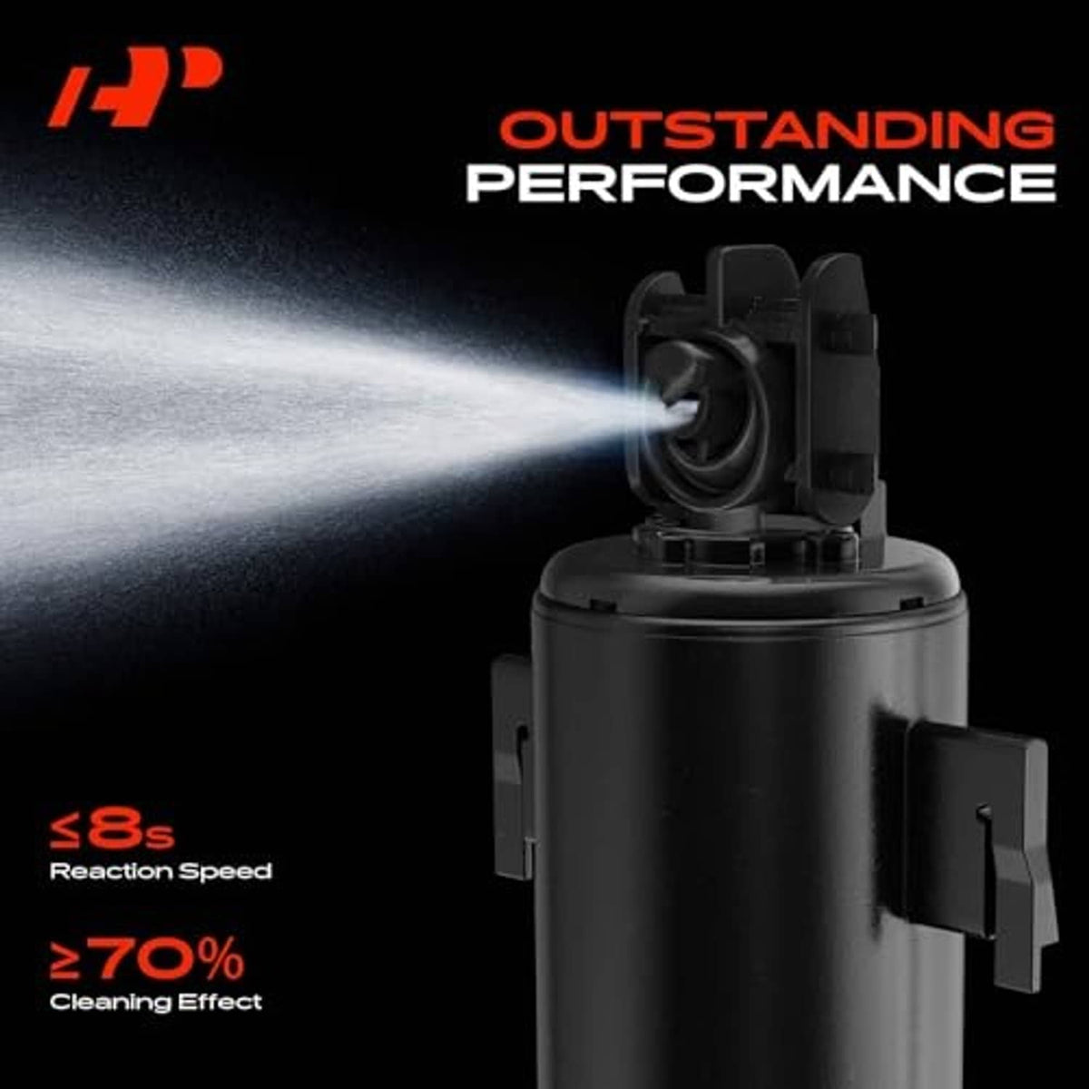 Headlight washer nozzle sprayer assembly with nozzle outlet
