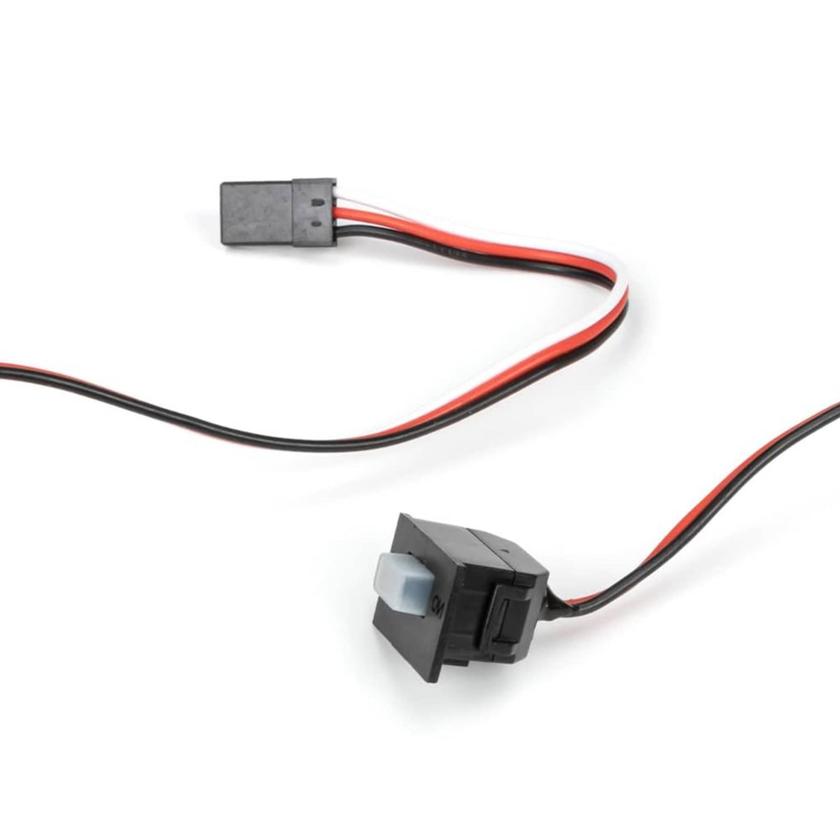 RC ESC wiring plugs with red/black leads and gray connector plug