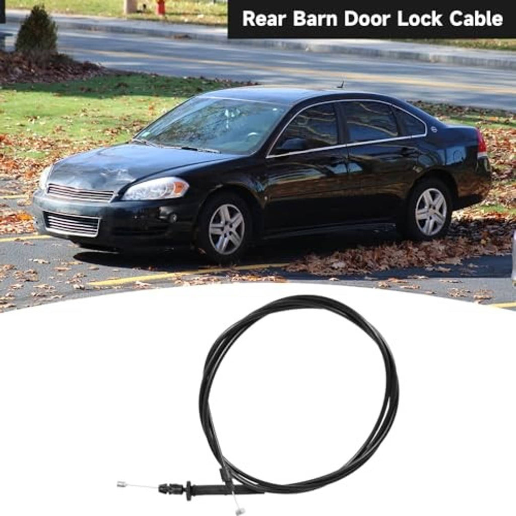 Black hood release cable assembly with two small connector ends