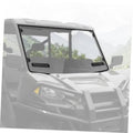 Front vented windshield for Polaris Ranger XP 1000, full-width clear shield