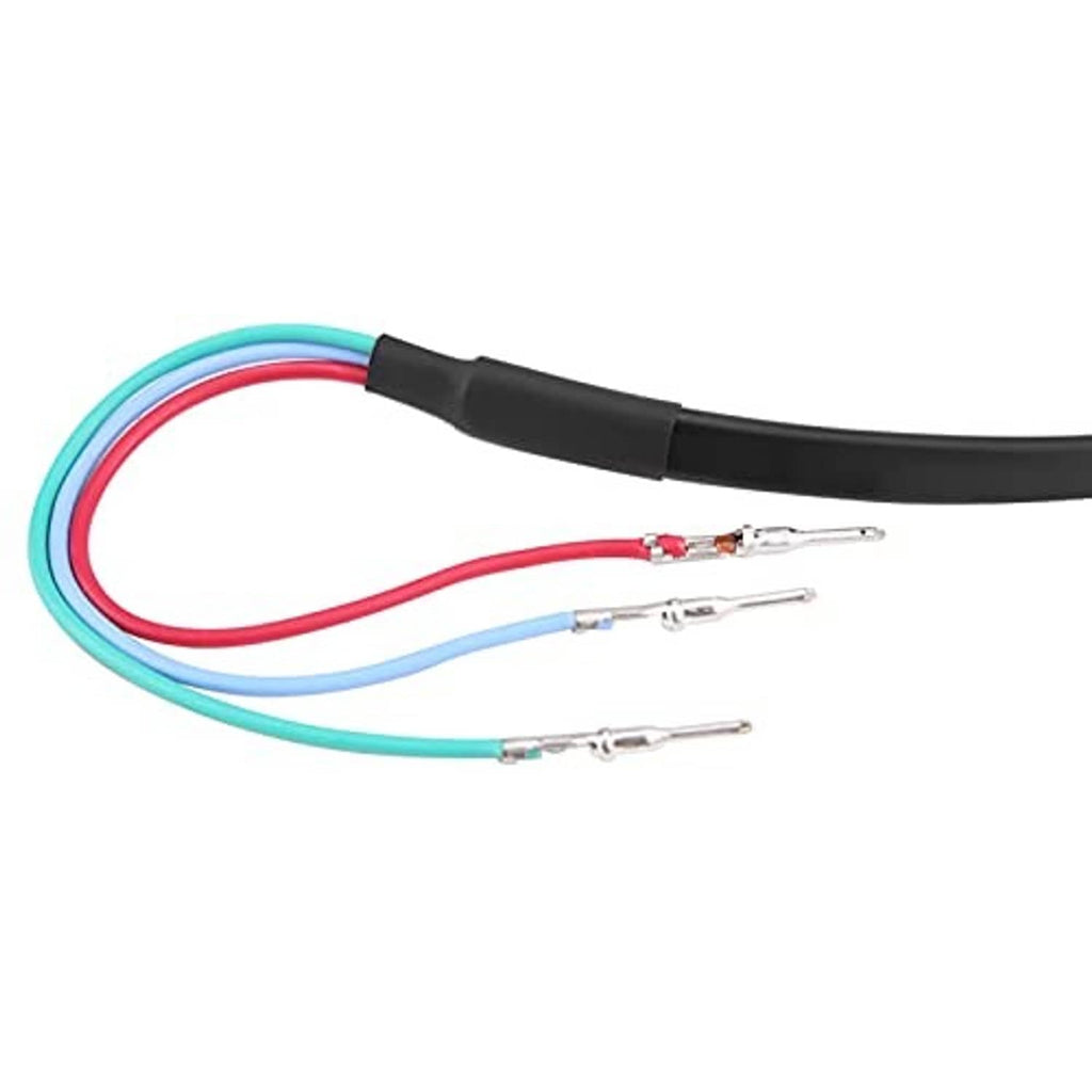 Power trim tilt switch wire harness kit with colored wires and black inline connector
