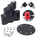 Black lock kit for ROTOPAX Standard Pack mount, keys and bracket hardware