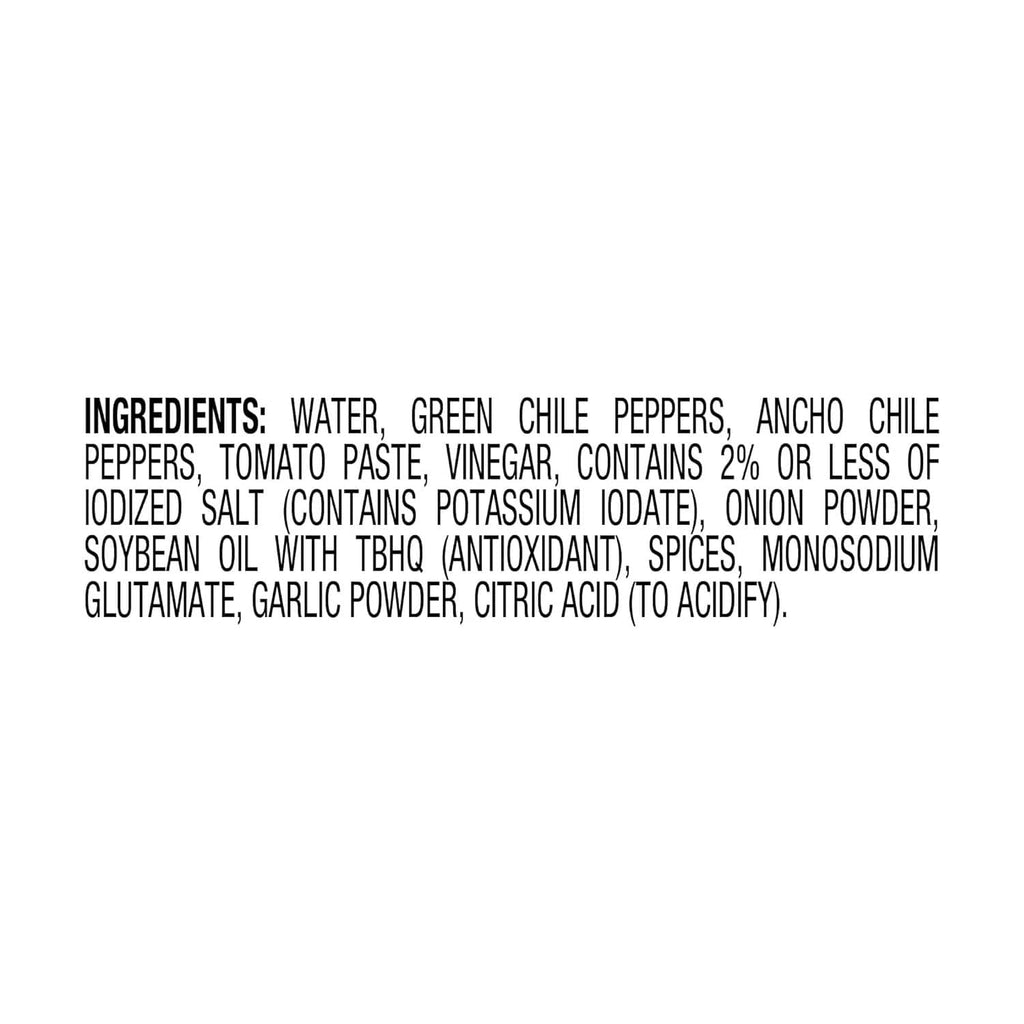 Ingredients label for HERDEZ Salsa Ranchera medium salsa, includes water and chiles