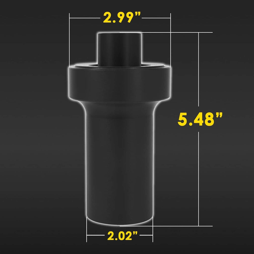 Black seal installer tool with size measurements: 2.99 in and 5.48 in