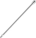 17-inch pressure washer extension wand with quick-connect fittings, silver metal
