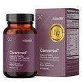 Thyroid support dietary supplement bottle and box, miavola Conversol, 60 capsules