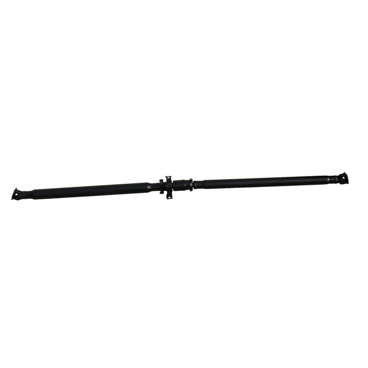 Rear driveshaft prop shaft, long black shaft with end coupler and mounting hardware