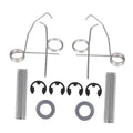 Latch shaft safety spring kit with 4 latch springs, 2 bushings, 4 retainer rings