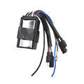 CDI ignition module box with multicolor wire harness and two connector plugs