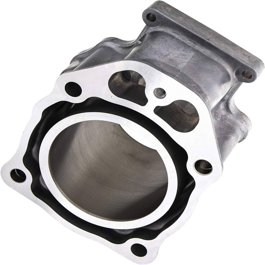 Cylinder piston gasket top end rebuild kit cylinder block close-up with bore and mounting holes