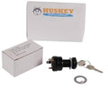 Golf cart ignition key switch with keys, key ring, and protective packaging kit