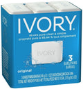 Ivory original bar soap, 3-pack shown in blue carton box