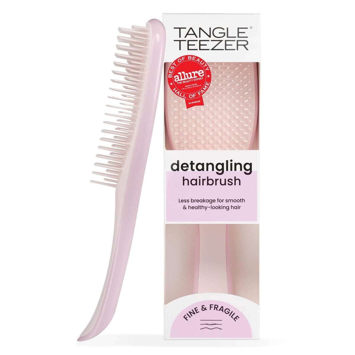 Tangle Teezer Fine Ultimate detangling hairbrush, pink Frost, with retail box