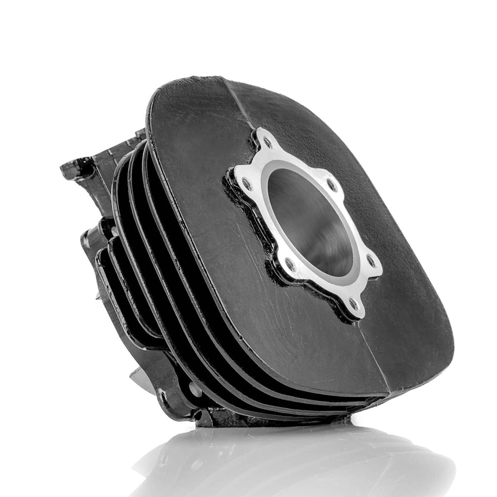Yamaha Blaster cylinder head with circular bore opening