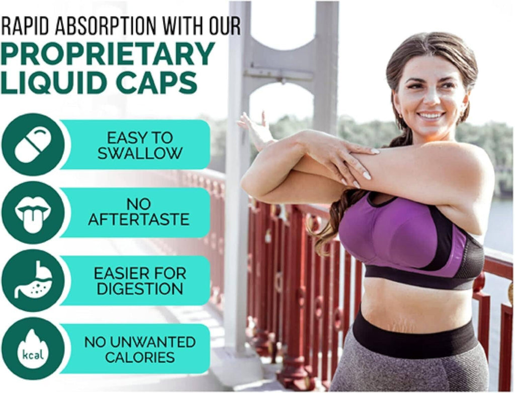 Bari Liquid Force multivitamin lifestyle scene with fit woman, no bottle in view