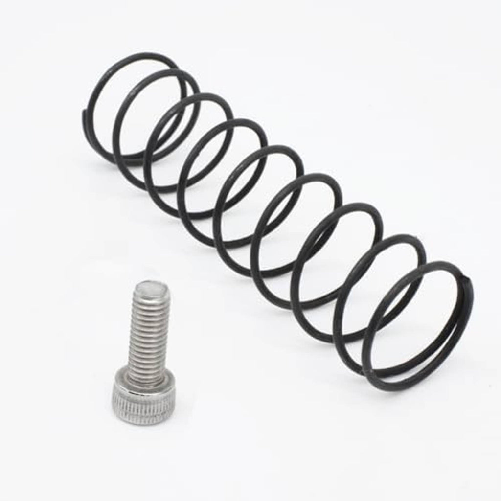 Manual transmission shifter repair kit: black coil spring and threaded bolt
