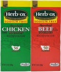 Sodium-free granulated chicken bouillon packets, gluten-free, 50-count box