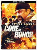 Code of Honor DVD and Digital edition cover with Steven Seagal portrait and title