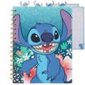 Lilo & Stitch spiral notebook with blue character cover and lined pages inside