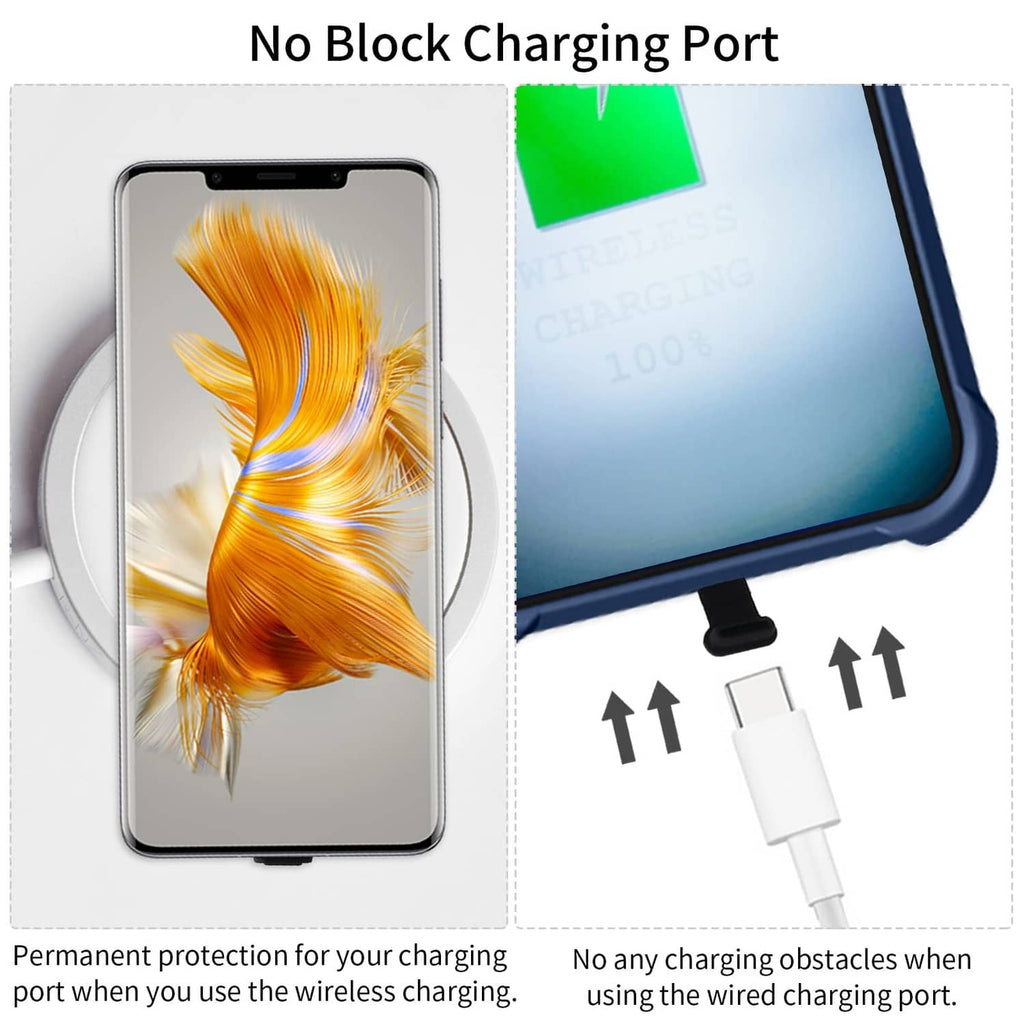 USB-C charging port dust plug, black cap to help prevent dirt and debris
