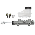 Brake master cylinder assembly with mounting rod, bolts, and small springs