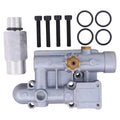 ApplianPar pressure washer unloader manifold kit with grey housing, bolts, and four O-rings