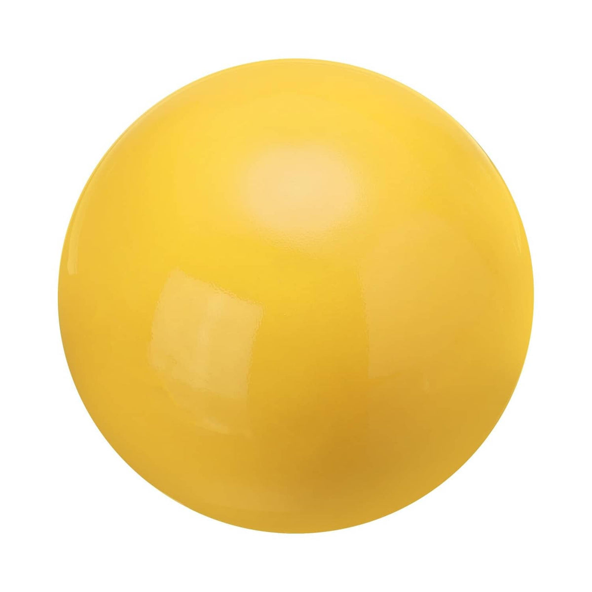 Bright yellow decorative globe ball, 3.5 in (90 mm)