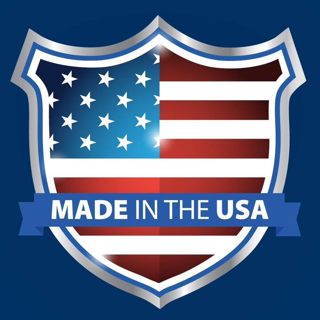 Made in the USA badge with Nordic Pure shield for air filter