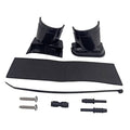 Black engine rigging kit replacement parts: boots, plate, cable and screws