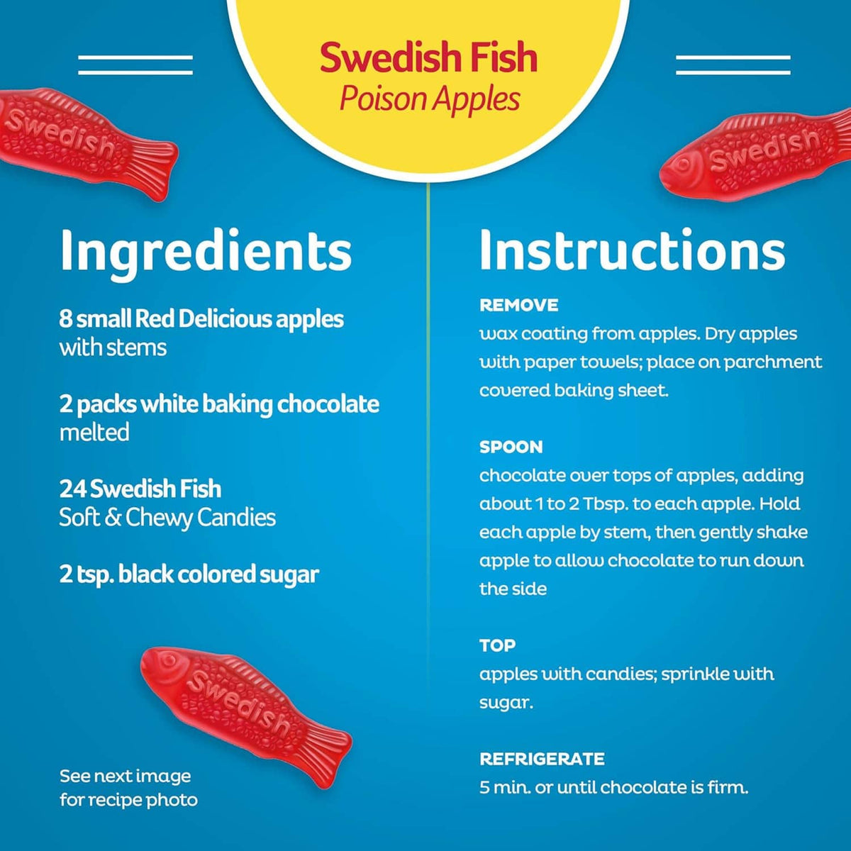 Swedish Fish gummy candy, red fish-shaped pieces