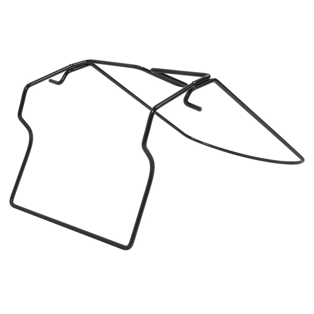 Lawn mower grass bag frame, black metal wire frame with handle-like support