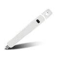 Front exterior door handle with keyhole, silver body and chrome accent