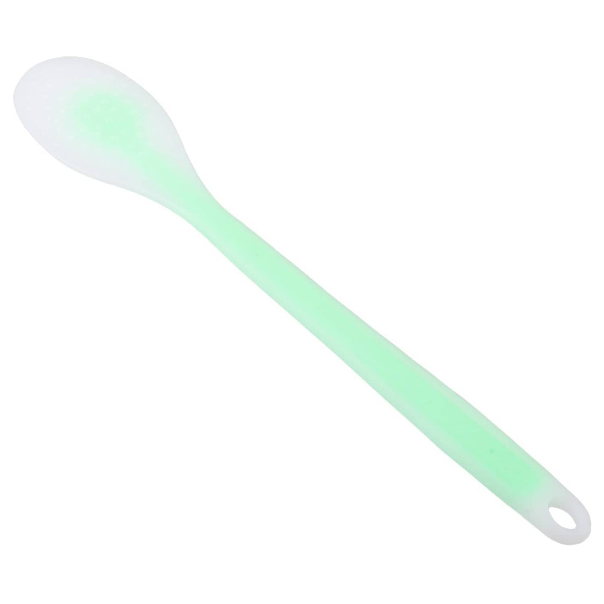 MERRYHAPY long-handle lotion applicator, green silicone spoon with loop handle