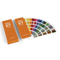 RAL K7 Classic gloss color chart set with orange booklet and curved swatch fan
