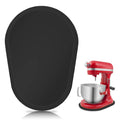 Black oval bamboo mixer slider pad for KitchenAid bowl lift bases