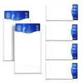White card sleeves for RFID blocking, rectangular covers, pack of 15