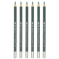 RivetOak PATIKIL Watercolor Pencil, 6Pcs Water Soluble 1 Count (Pack of 6), Dark Green