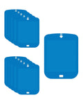 Set of blue light trap replacement sticky pads, peel-and-stick refills
