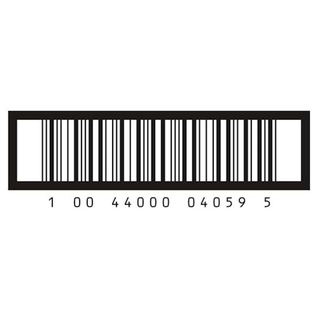 Barcode label on BelVita Crunchy package